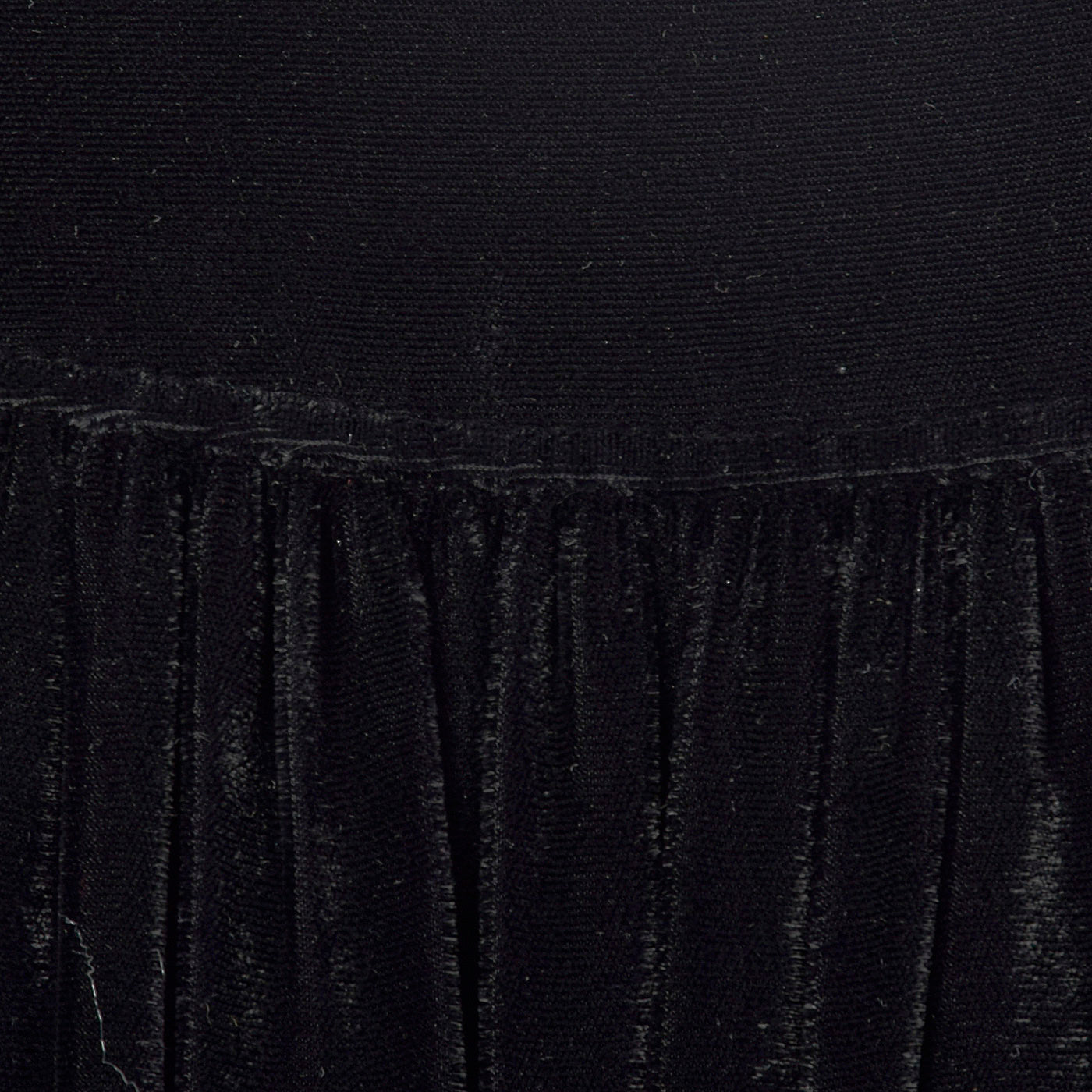 1940s Black Velvet Opera Cape with Gold Sequin Shoulders