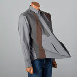 2000s Comme des Garcons SHIRT Patchwork Swing Button Down