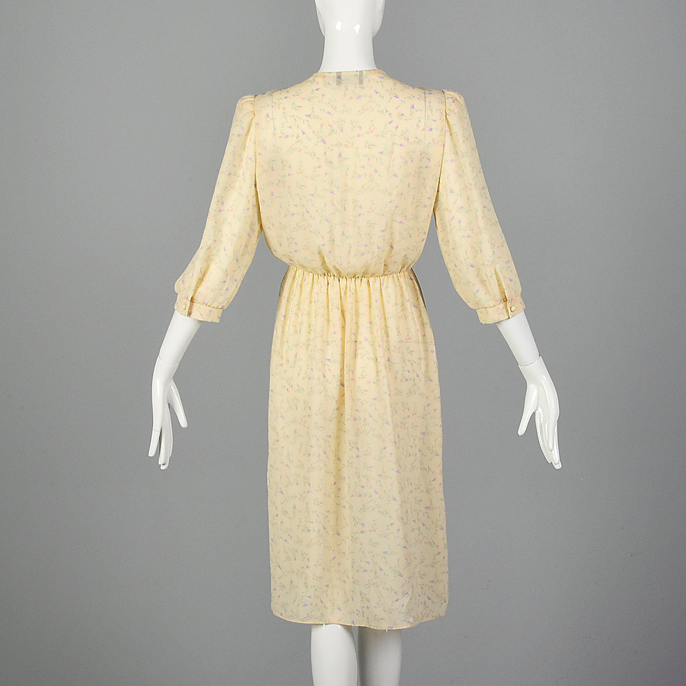 1970s Diane Von Furstenberg Floral Dress