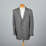 1950s Gray Tweed Jacket with Patch Pockets
