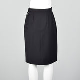 1950s Classic Black Pencil Skirt