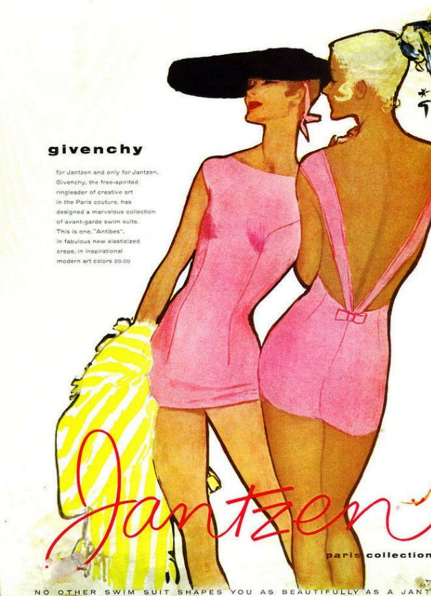 1957-1958  Givenchy "Antibes" Paris Collection for Jantzen International Set