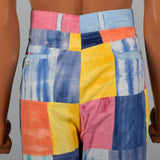 1970s Mens Patchwork Pants
