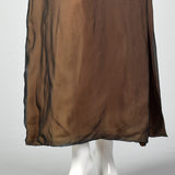 1990s Mignon Illusion Overlay Dress
