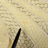 Large 1980s Beaded Two Piece Flapper Style Dress