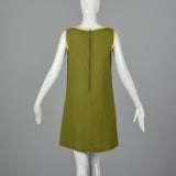 1960s Deadstock Shift Dress with Mesh-Style Overlay