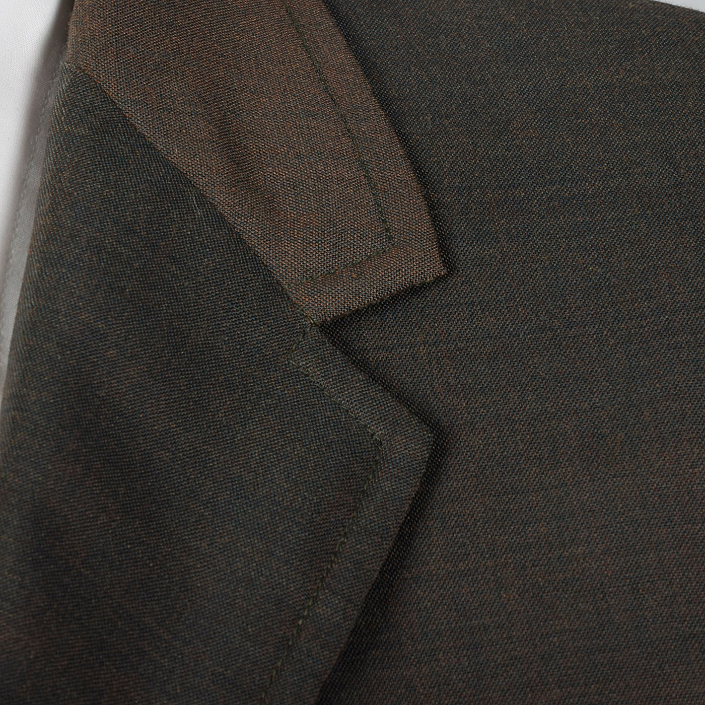 1950s Mens Brown Summer Two Piece Suit