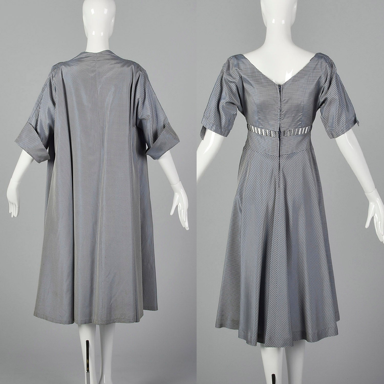 XS 1950s Cage Waist Dress and Jacket