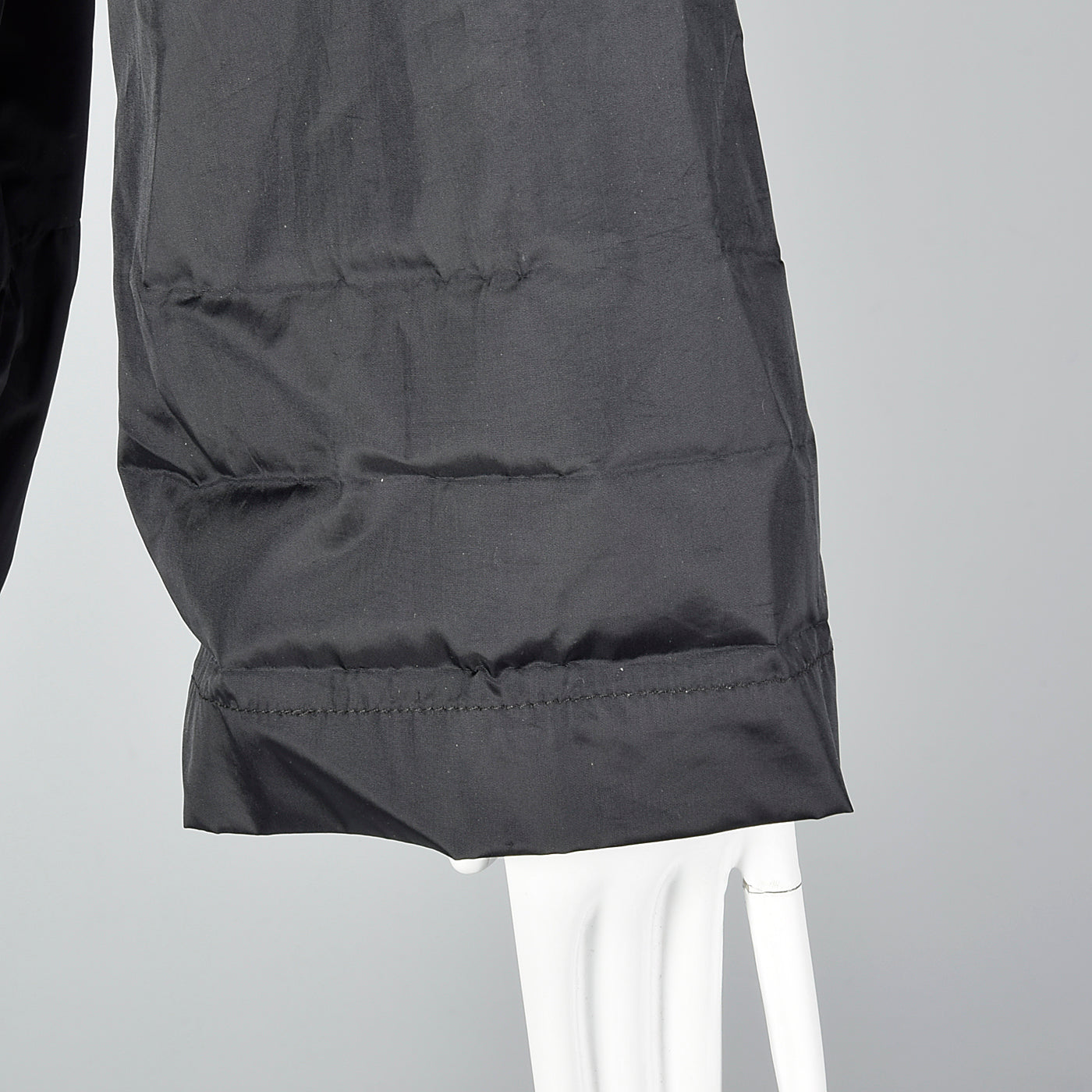 Sonia Rykiel Black Bubble Rain Coat