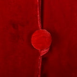 Small 1940s Red Silk Velvet Coat