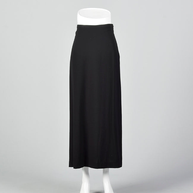 Medium Issey Miyake 1990s Black Skirt