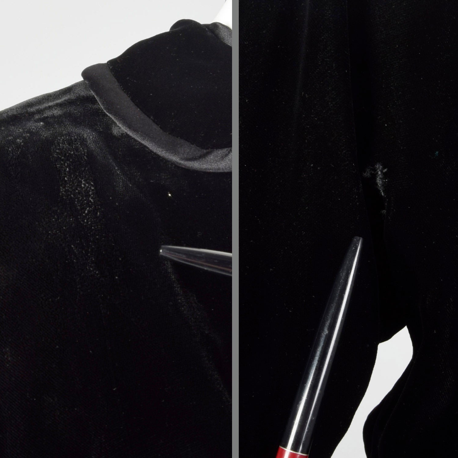 1950s Medium Mollie Parnis Dress Black Velvet Evening Gown Silk Satin Long Sleeve