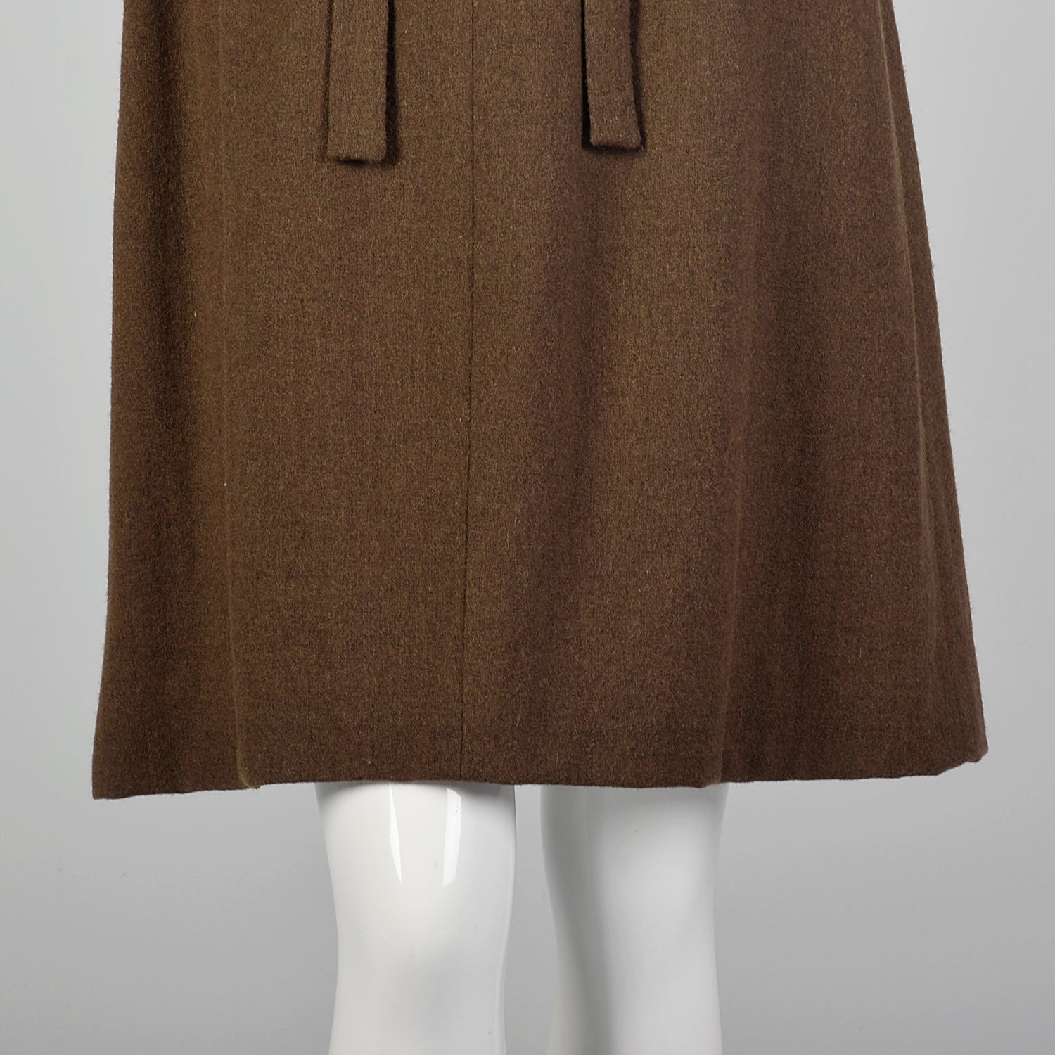 Medium 1970s Gavi Brown Wool Dress