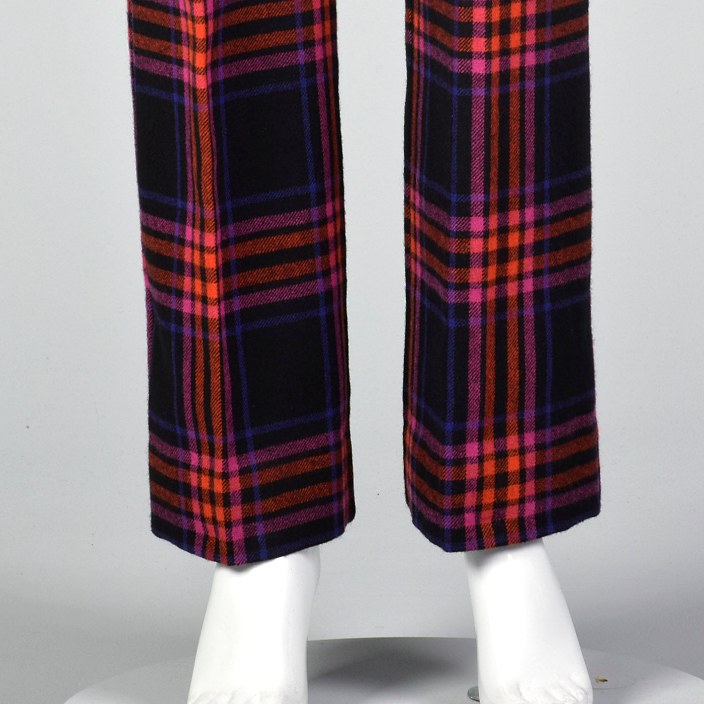 1970s Miss Levis Plaid Pants