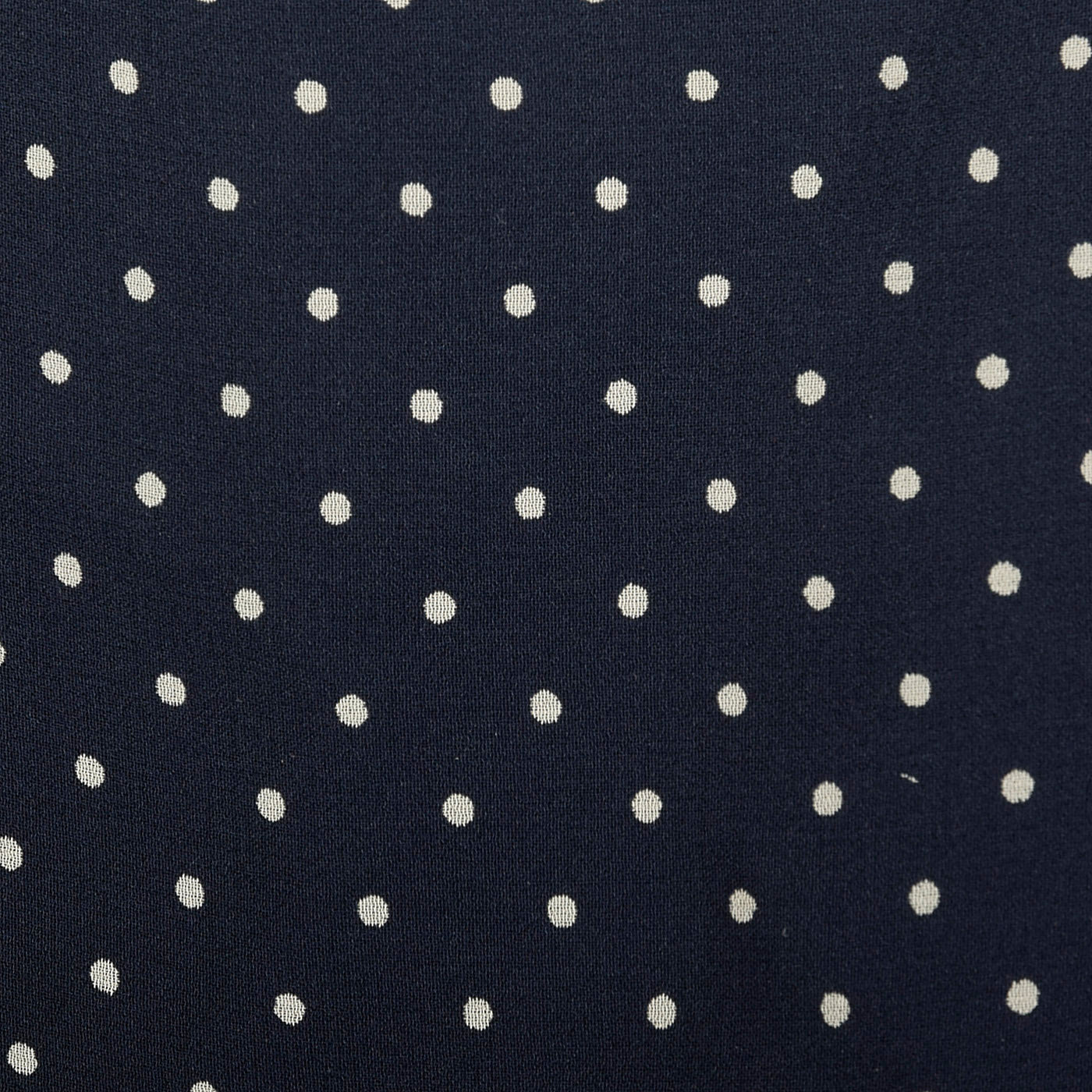 1980s Valentino Night Navy Silk Dress with Swiss Dot Print