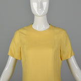 1960s Mod Shift Dress in Yellow