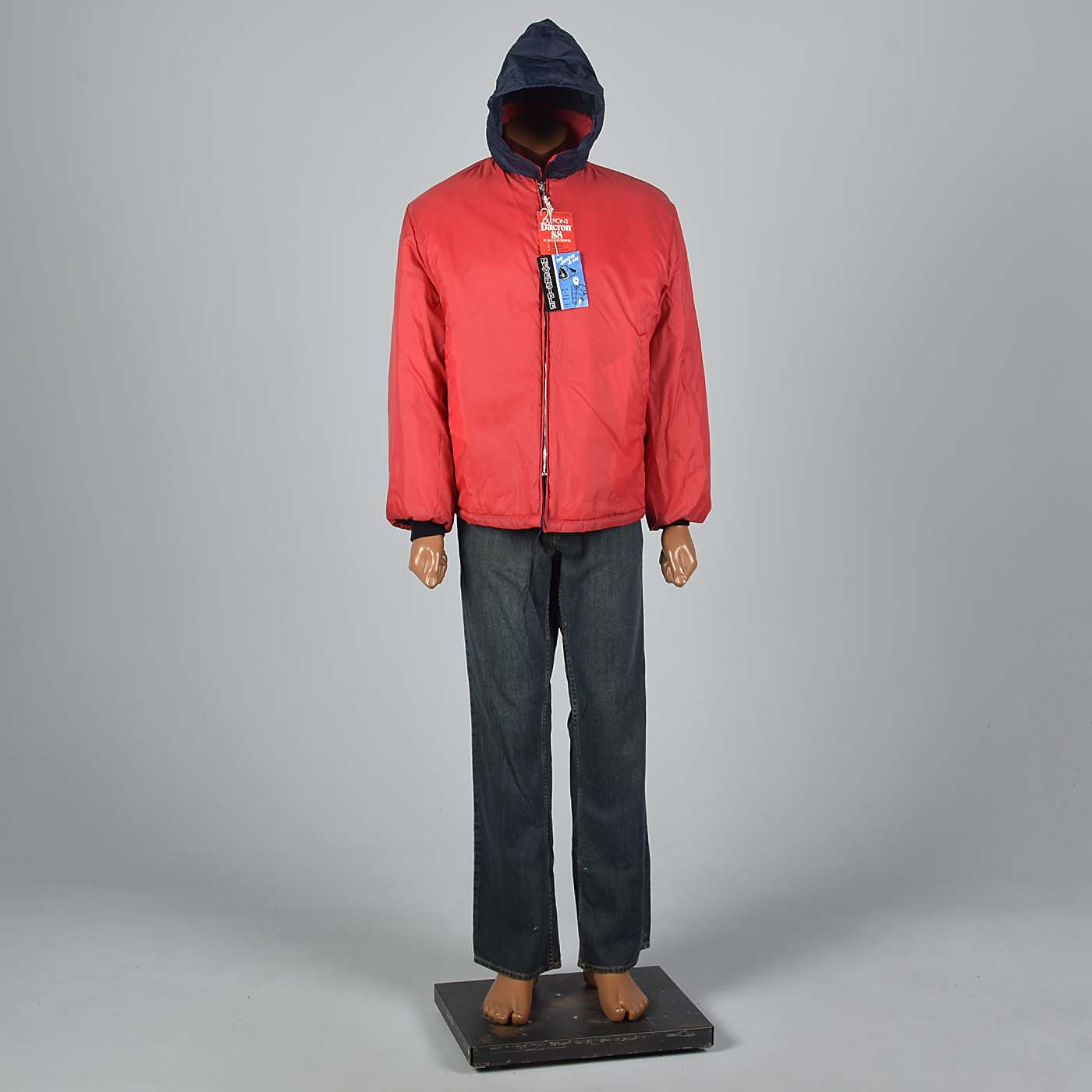 XL 1970s Deadstock Reversible Nylon Ski Jacket