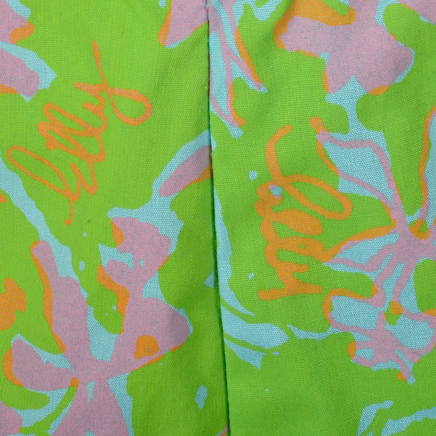 1960s Lilly Pulitzer Signature Print Cigarette Pants