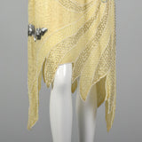 Large 1980s Beaded Two Piece Flapper Style Dress