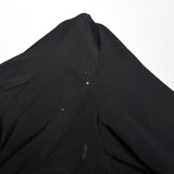1950s Black Dress With Asymmetric Neckline