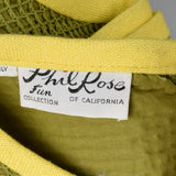 1960s Deadstock Shift Dress with Mesh-Style Overlay