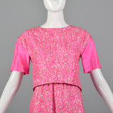 1960s Hot Pink Dress Set