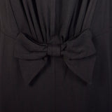 XS 1960s Sleeveless Mod Little Black Shift Dress