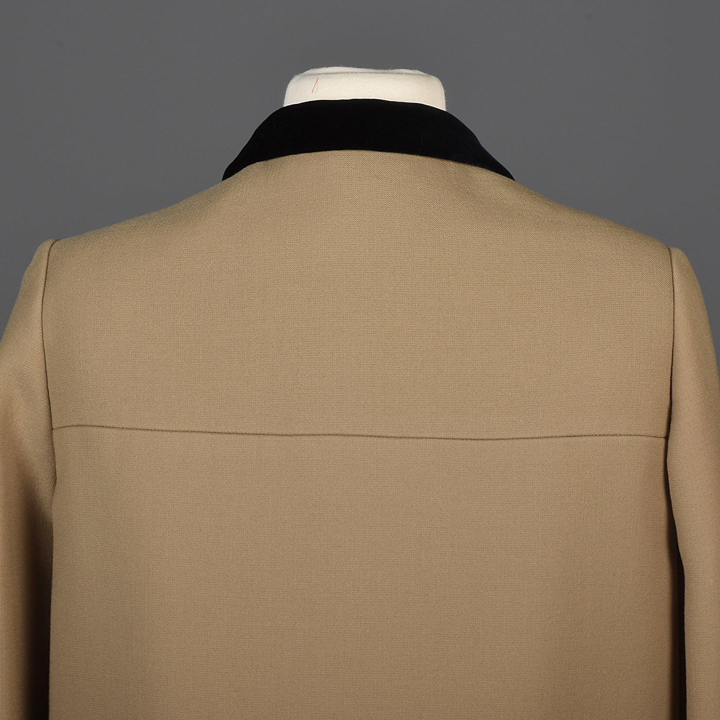 Classic George Halley Winter Coat with Velvet Collar