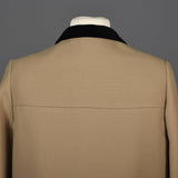 Classic George Halley Winter Coat with Velvet Collar