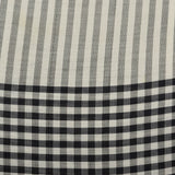1950s Black and White Plaid Dress