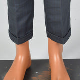 1970s Deadstock Grey Plaid Pants