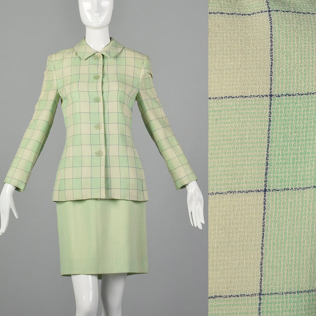 Small Oscar de la Renta 1980s Skirt Suit