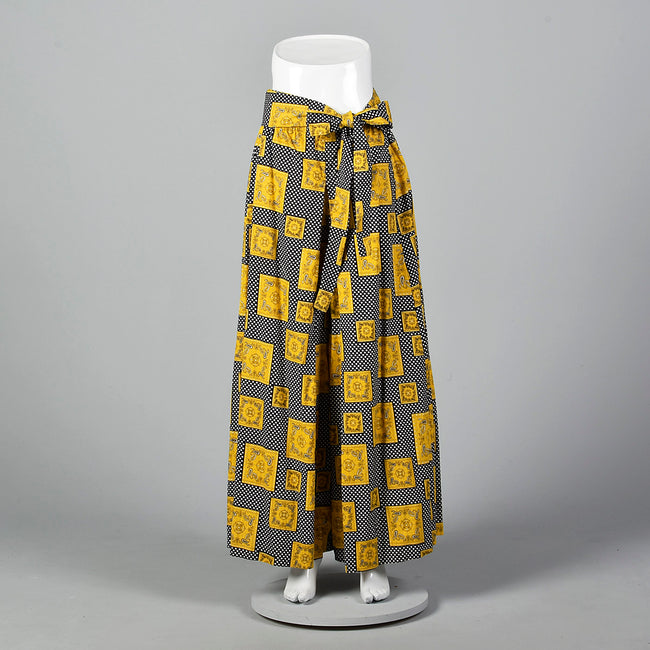 1970s Chessa Davis Polka Dot Palazzo Pants