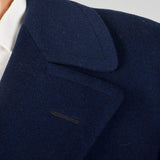 Large 1950s NavyDouble Breasted  Coat