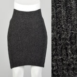 XS Chloé Gray Knit Mini Skirt