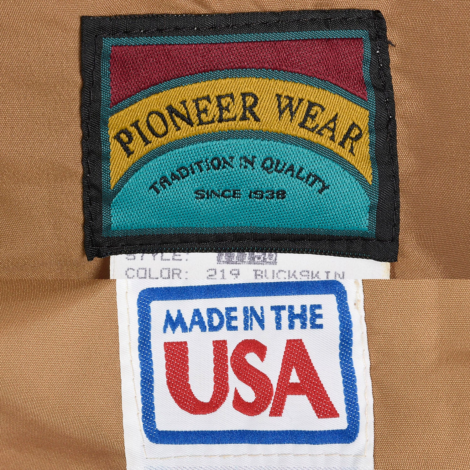 Medium 1990s Men's Pioneer Wear Buckskin
