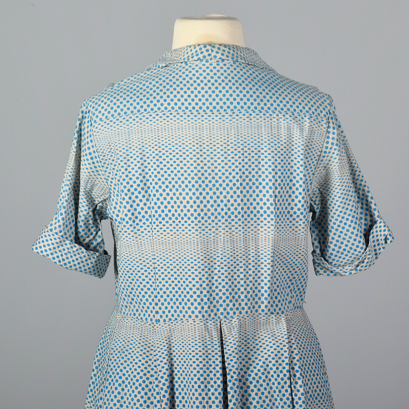 1950s Op Art Print Dot Dress