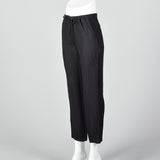 1990s Giorgio Armani Silk Lined Drawstring Pants