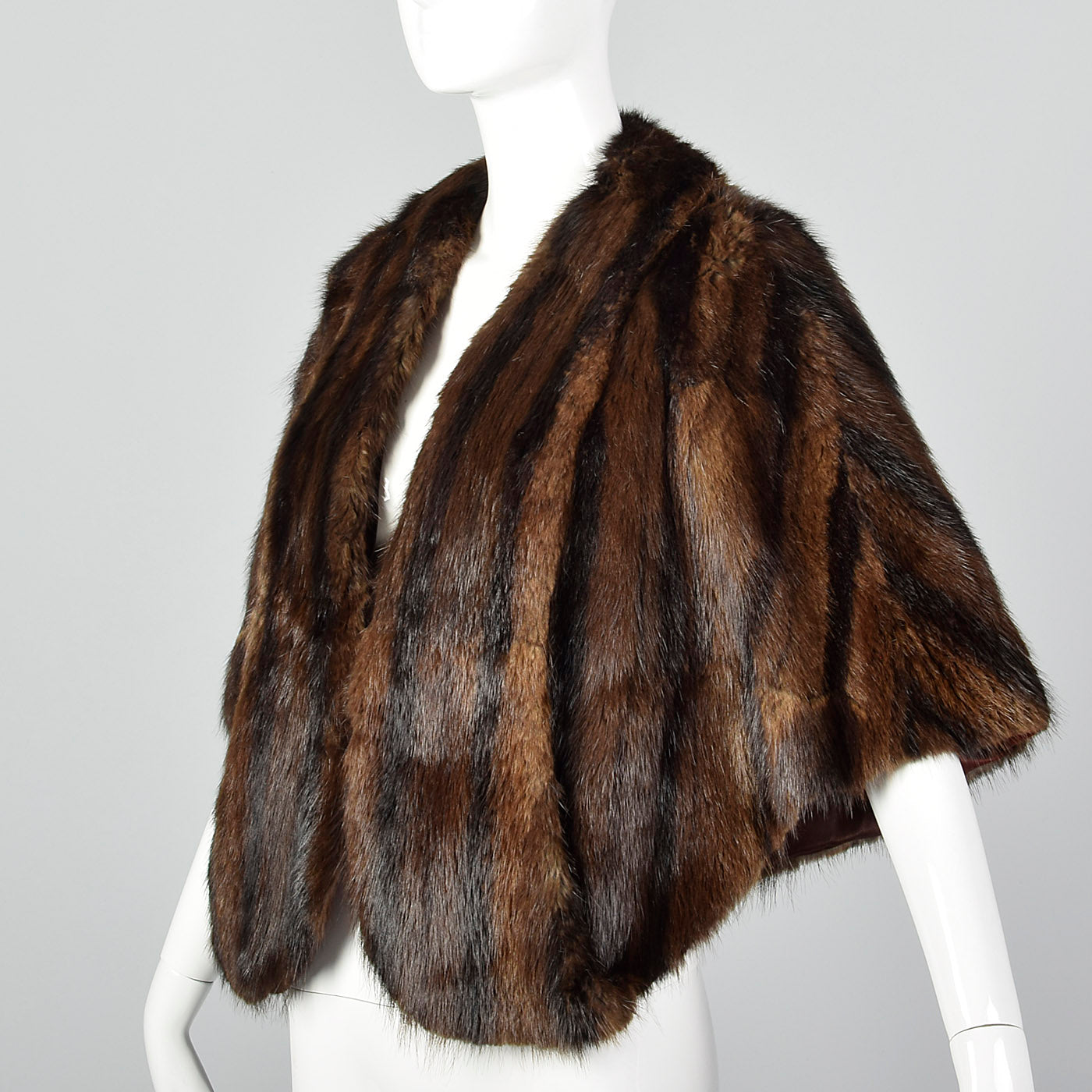 1940s Long Haired Beaver Fur Stole