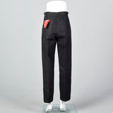 1960s Deadstock Black Slacks