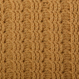 1950s Mens Gold Chunky Knit Sweater
