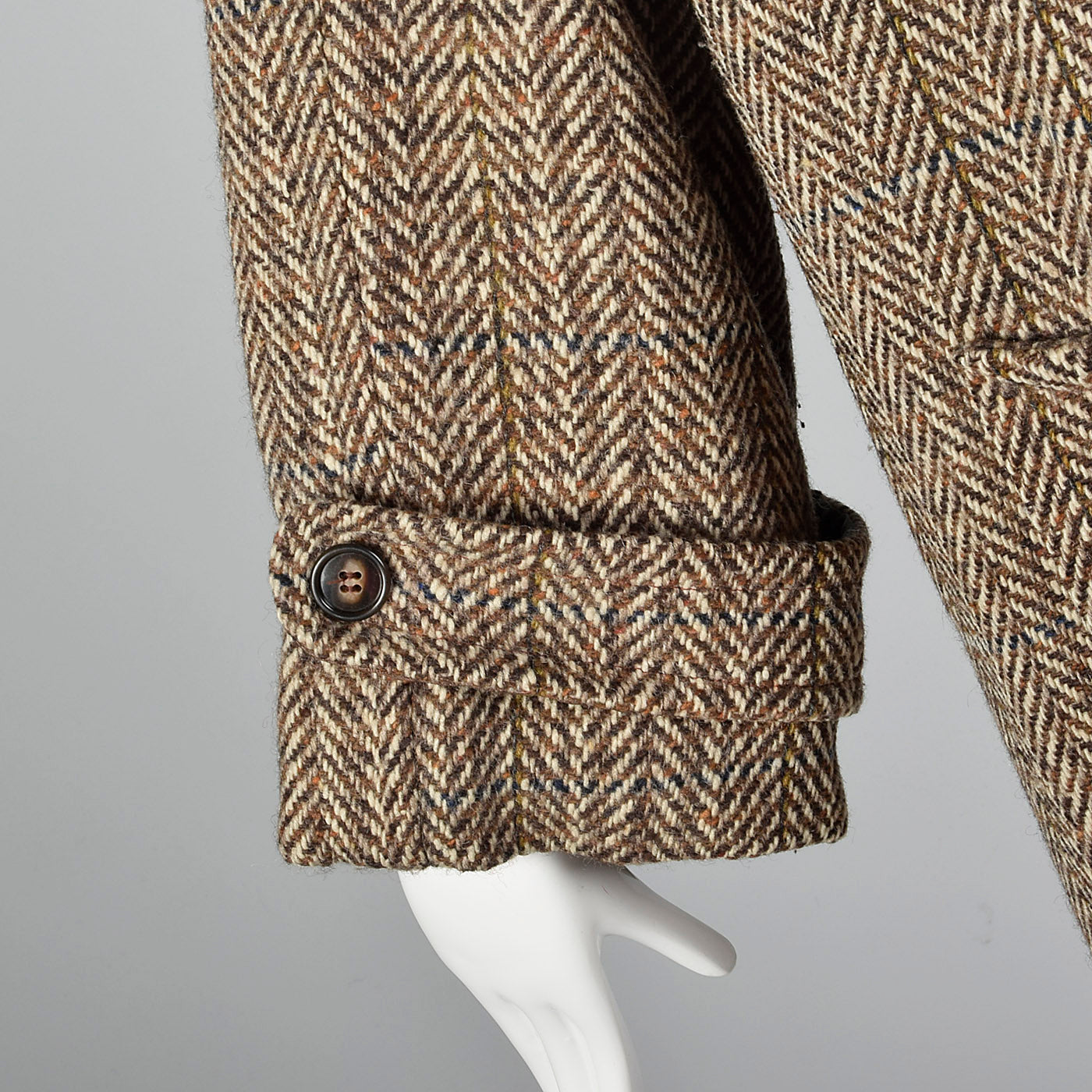 1980s Oversized Tweed Overcoat