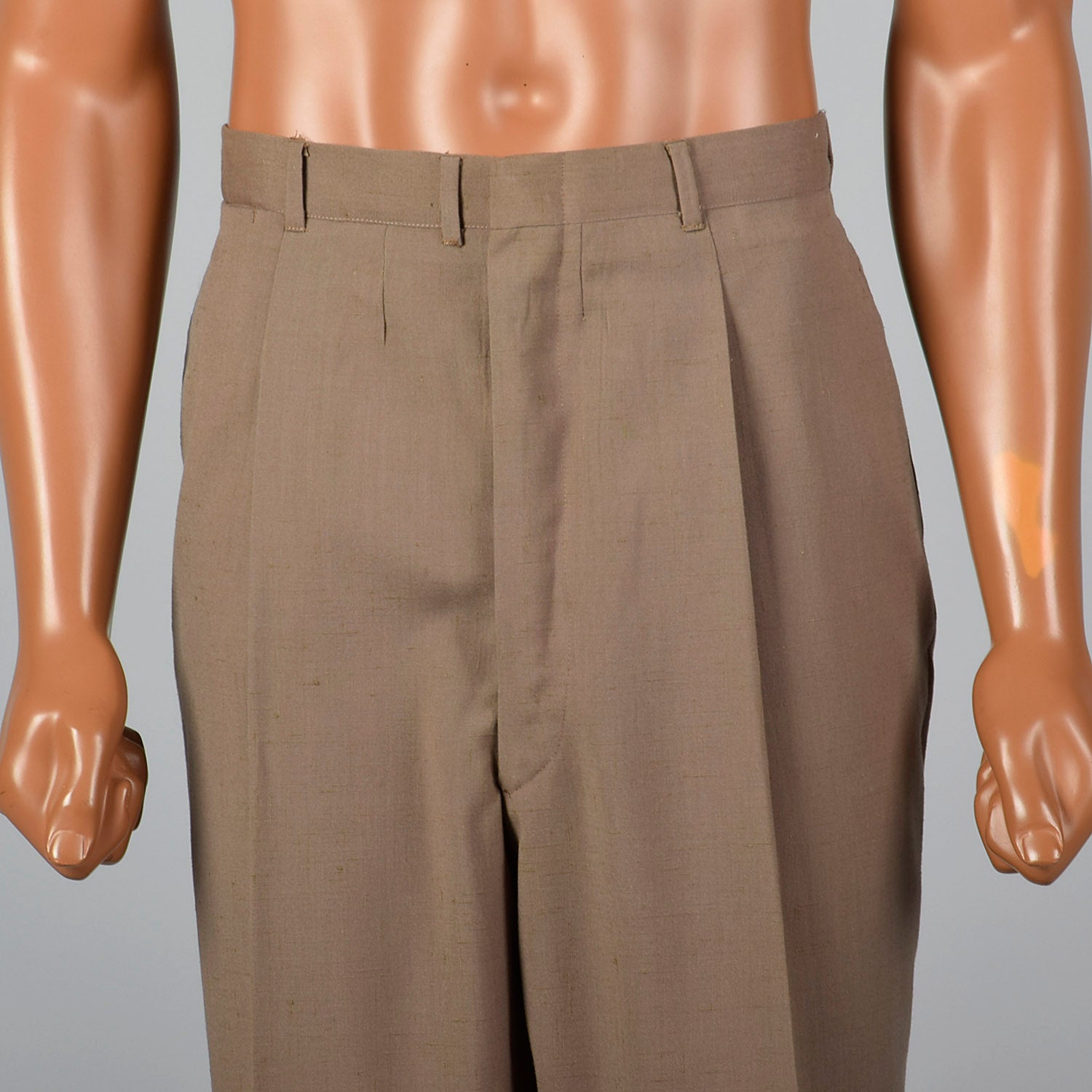 Large 1960s Palm Beach Brown Pants