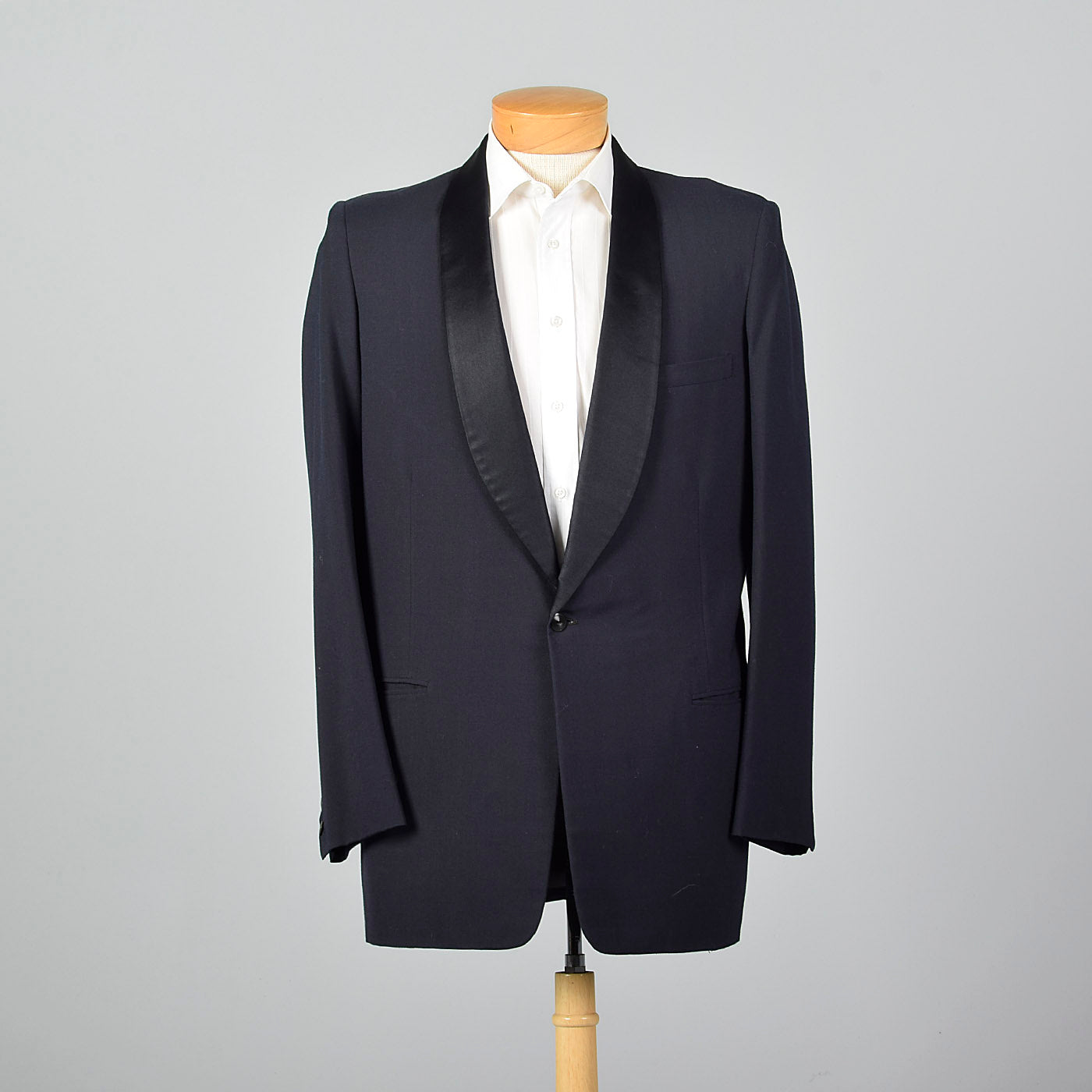 1950s Navy Shawl Collar Jacket