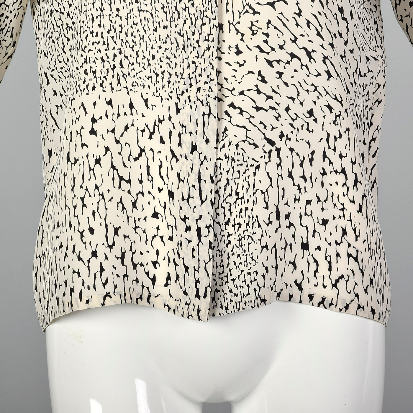 1980s Louis Feraud Printed Silk Blouse