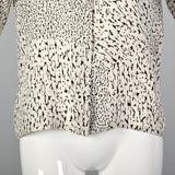 1980s Louis Feraud Printed Silk Blouse