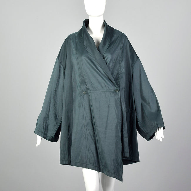 1990s Hino & Malee Green Asymmetric Jacket