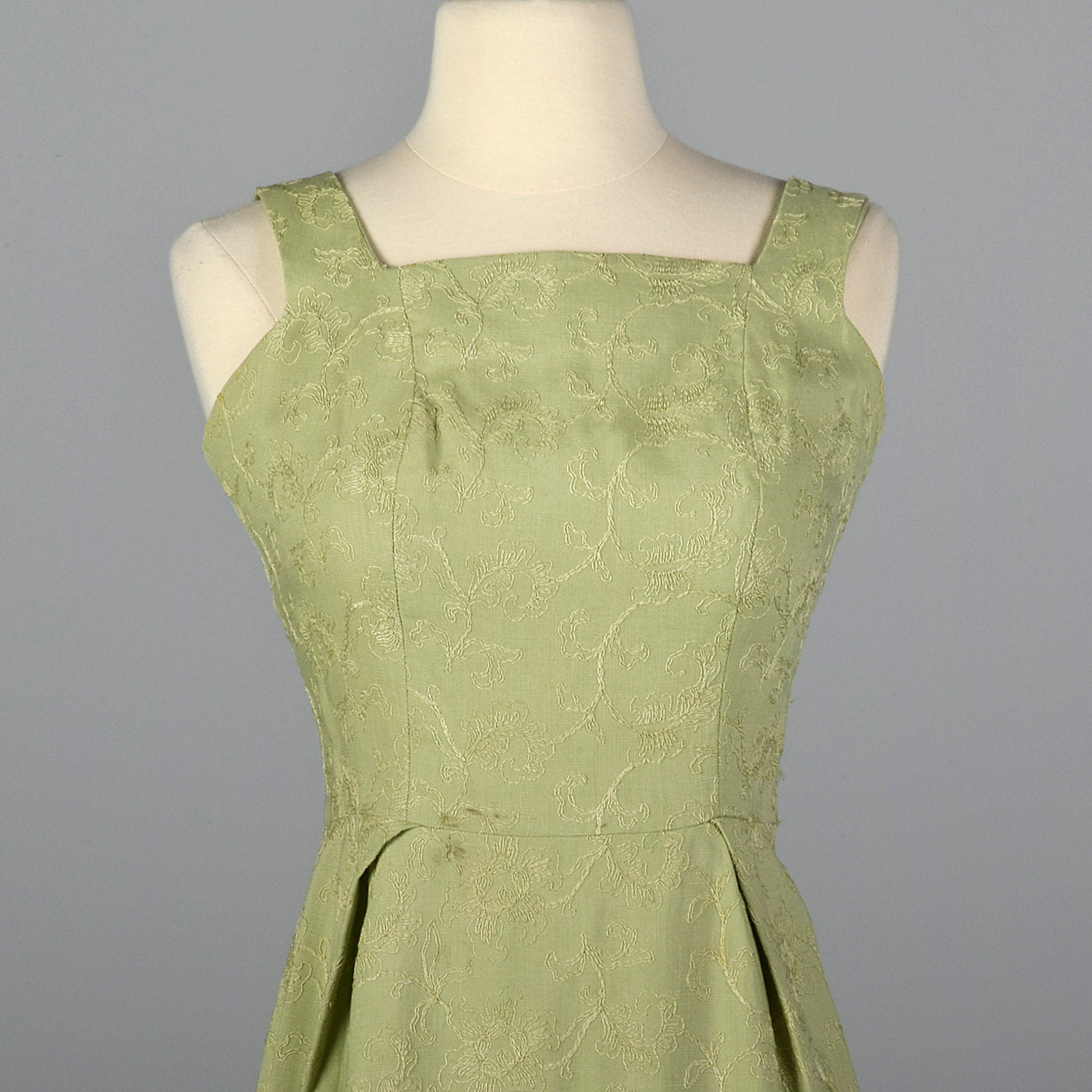 1950s Green Dress with Matching Jacket