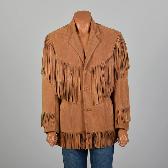 Medium 1990s Men's Pioneer Wear Buckskin