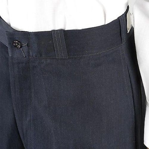 Deadstock 1960s Men's Big Yank Sanforized Blue Twill Workwear Pants